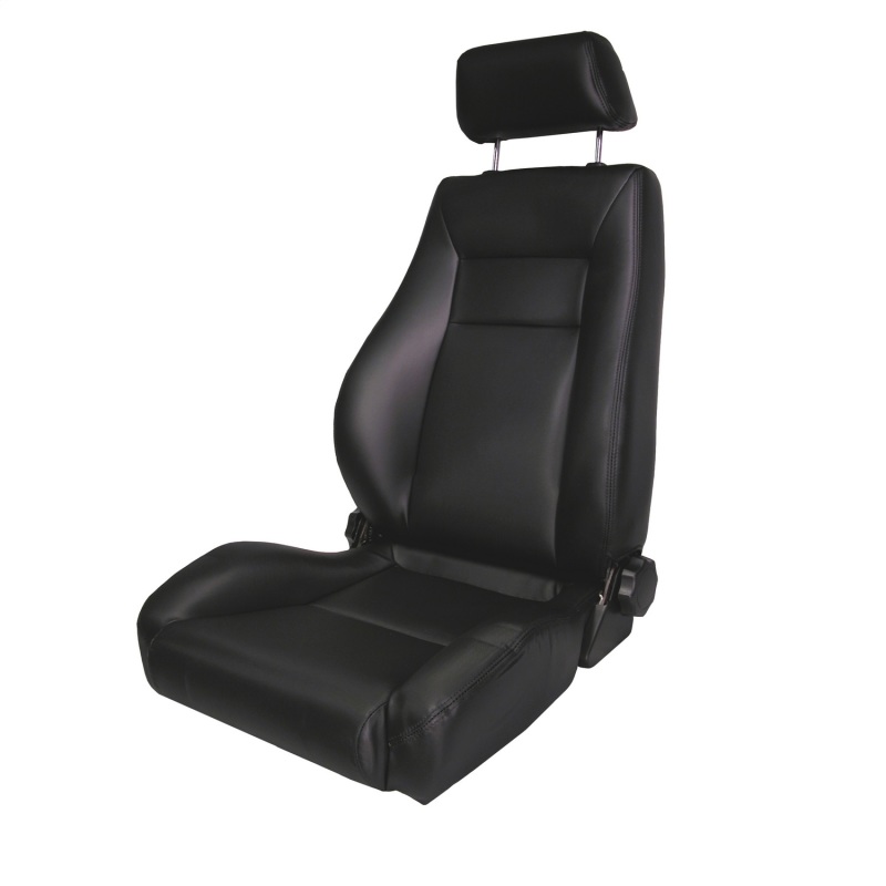 Jeep Wrangler Seat - Front - Rugged Ridge - Reclinable, High Back - Black Denim - `87-`02